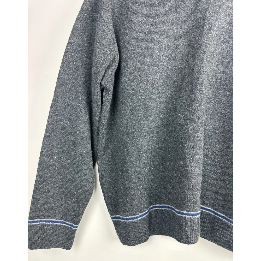 Harry Potter Wizarding World Cardigan Sweater Ravenclaw Lambswool Charcoal Gray - Picture 7 of 13